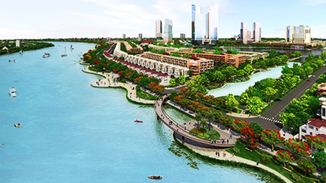 Theo chuyên gia Phạm Cương, toàn bộ khu đô thị sẽ nhận được đầy đủ linh khí của dòng sông Sài Gòn.