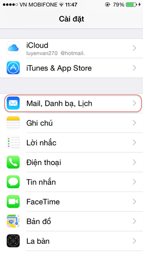 Thiết lập tài khoản webmail POP3 trên điện thoại cho iOS hoặc Android